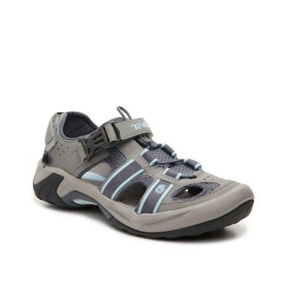Teva Omnium Sport Waterproof Faux Leather Cushioned Anatomic Footbed Sandal 6 - Picture 1 of 8